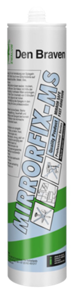 Montagelijm Mirrorfix-Ms Zwaluw - MIRRORFIX-MS 290ML WIT
