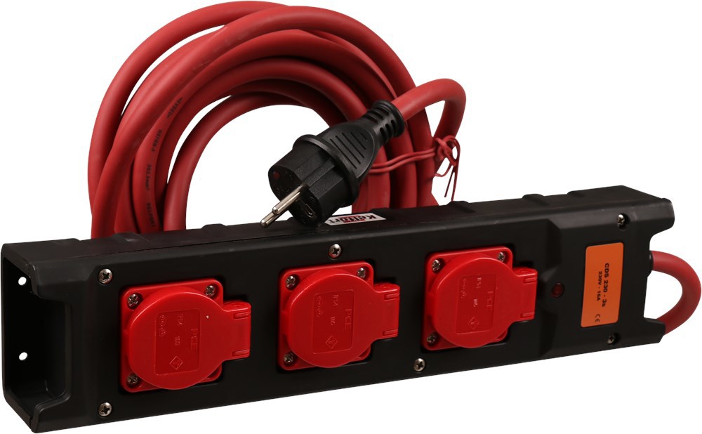 verdeelblok nylon 3-voudig met kabel-4