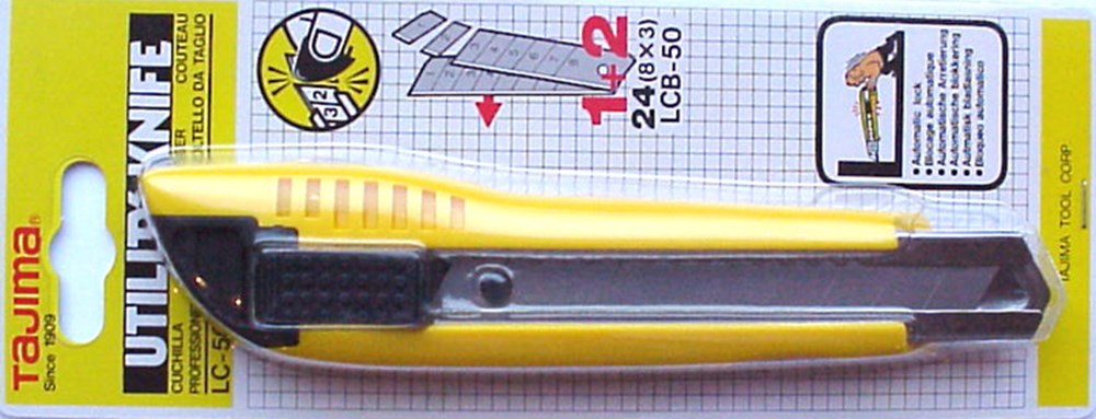 afbreekmes blauw tajima