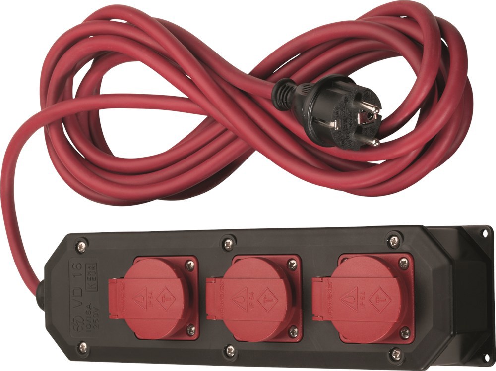 verdeelblok nylon 3-voudig zonder kabel