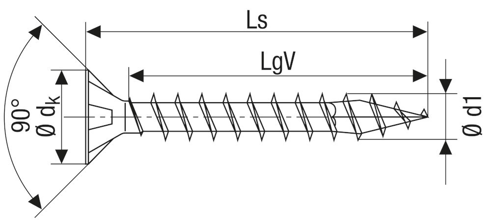 spaanplaatschroef wirox spax-4