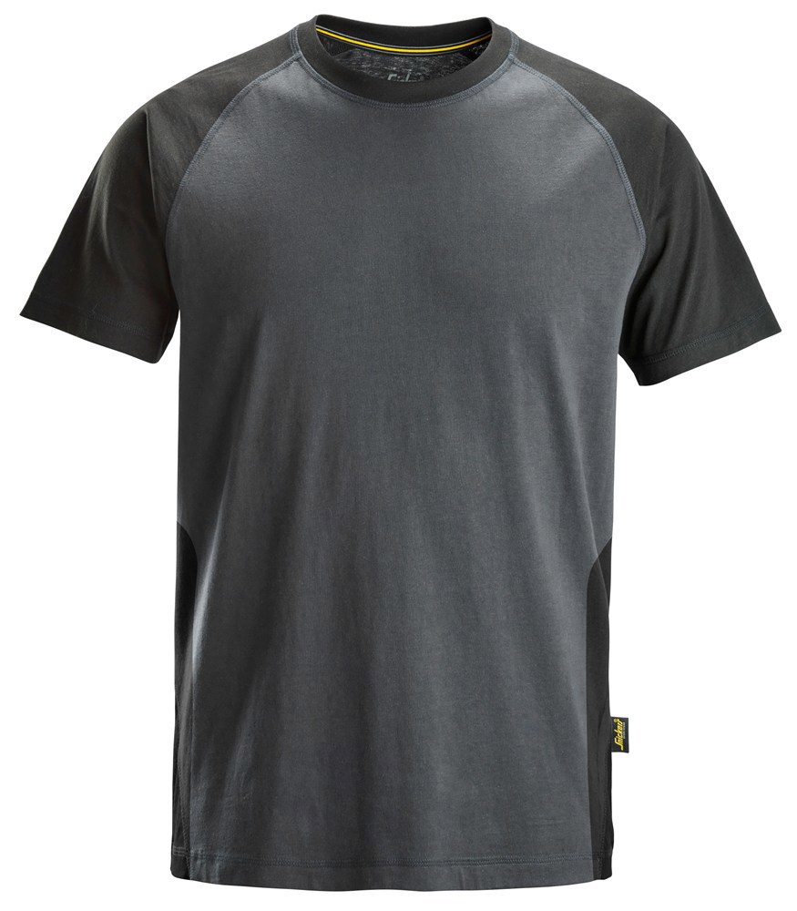 T-shirt classic tweekleurig snickers-6