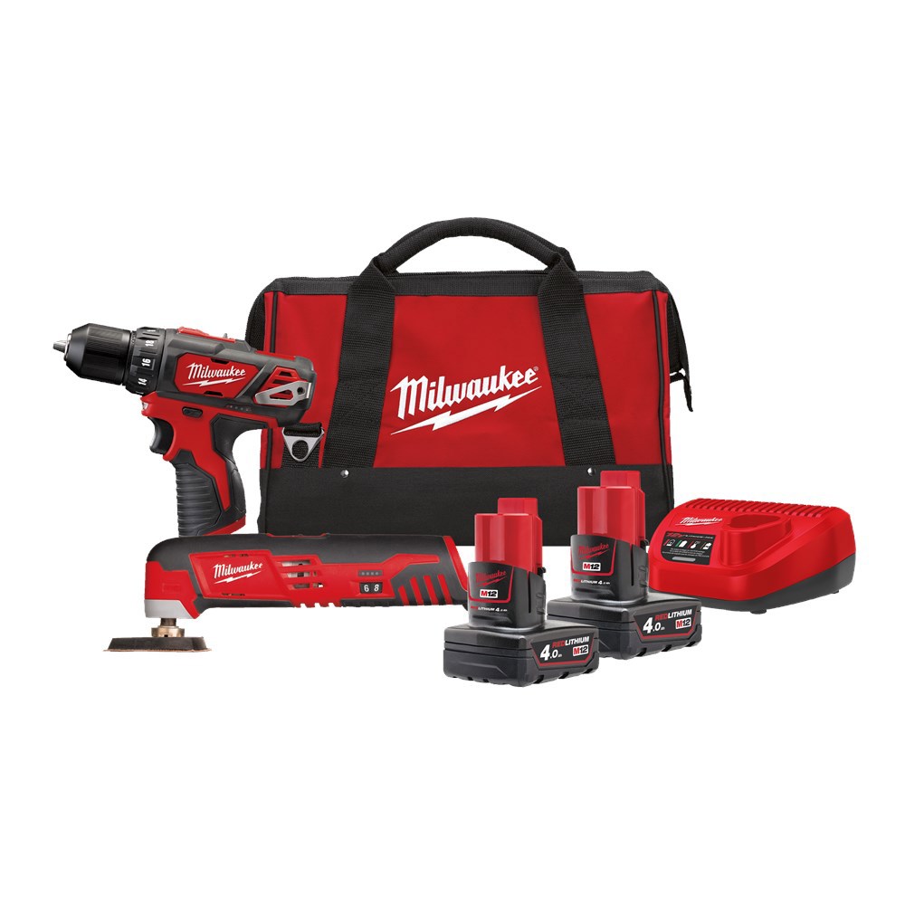 accu combiset milwaukee 4.0Ah/12.0V