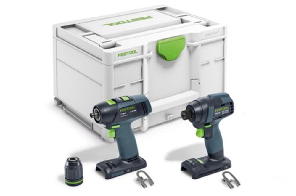 Accu Combiset Festool 18.0V - TID18 BASIC-SET T18+3 18.0V