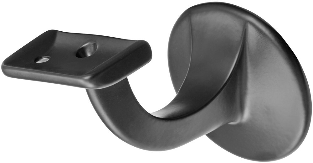 leuninghouder aluminium zwart hermeta