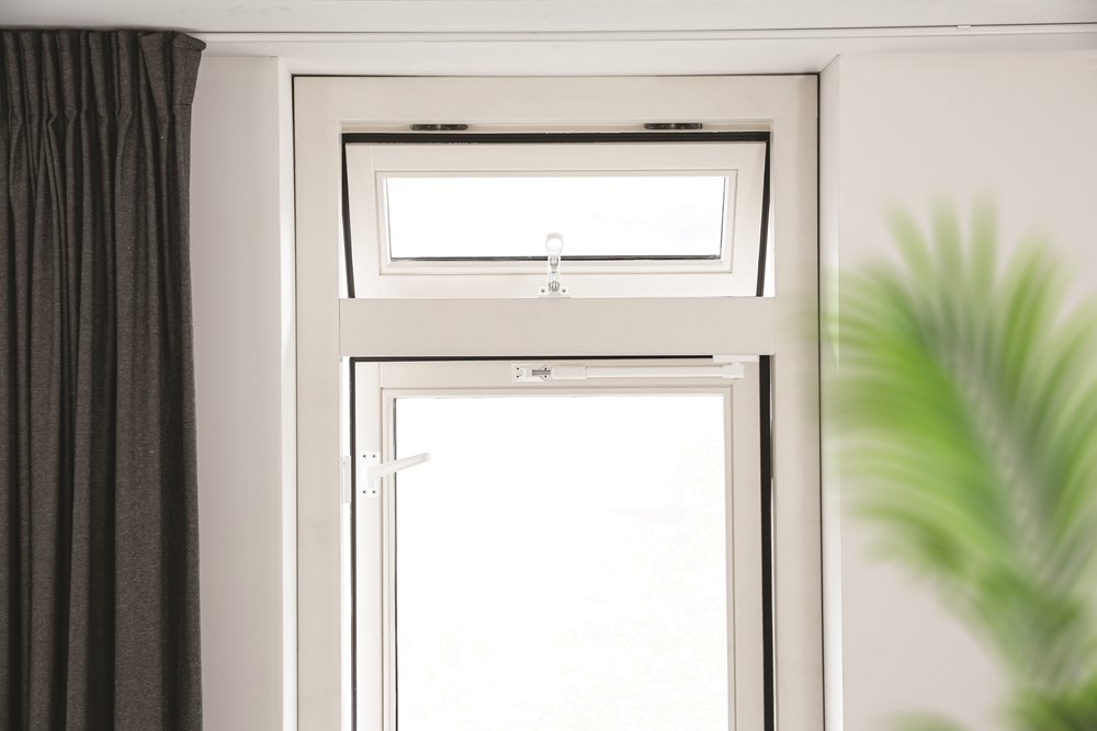 combi-raamuitzetter wit axa-6