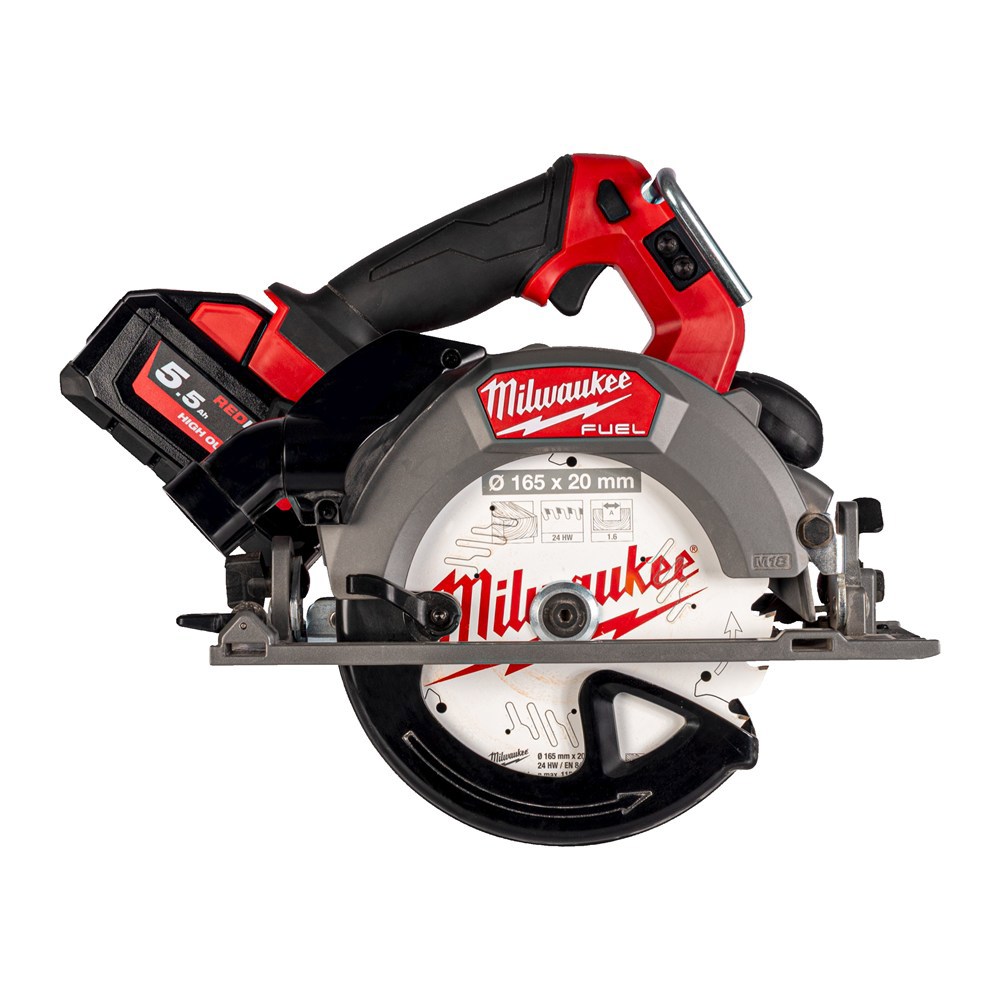 accu cirkelzaagmachine milwaukee 165mm-4