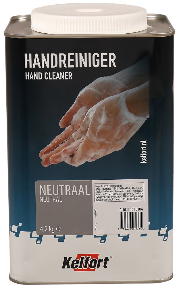 handreiniger met korrel kelfort