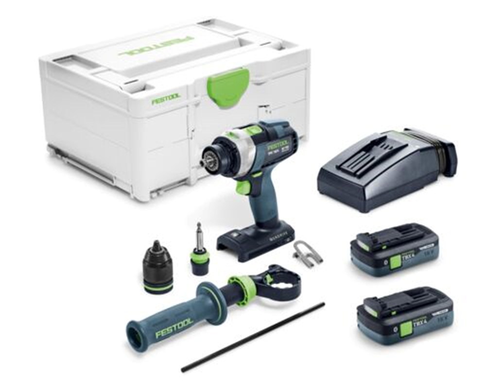 Accu Klopboor-/ Schroefmachine Festool - TPC18/4 TBX4.0 I-PLUS 18.0V