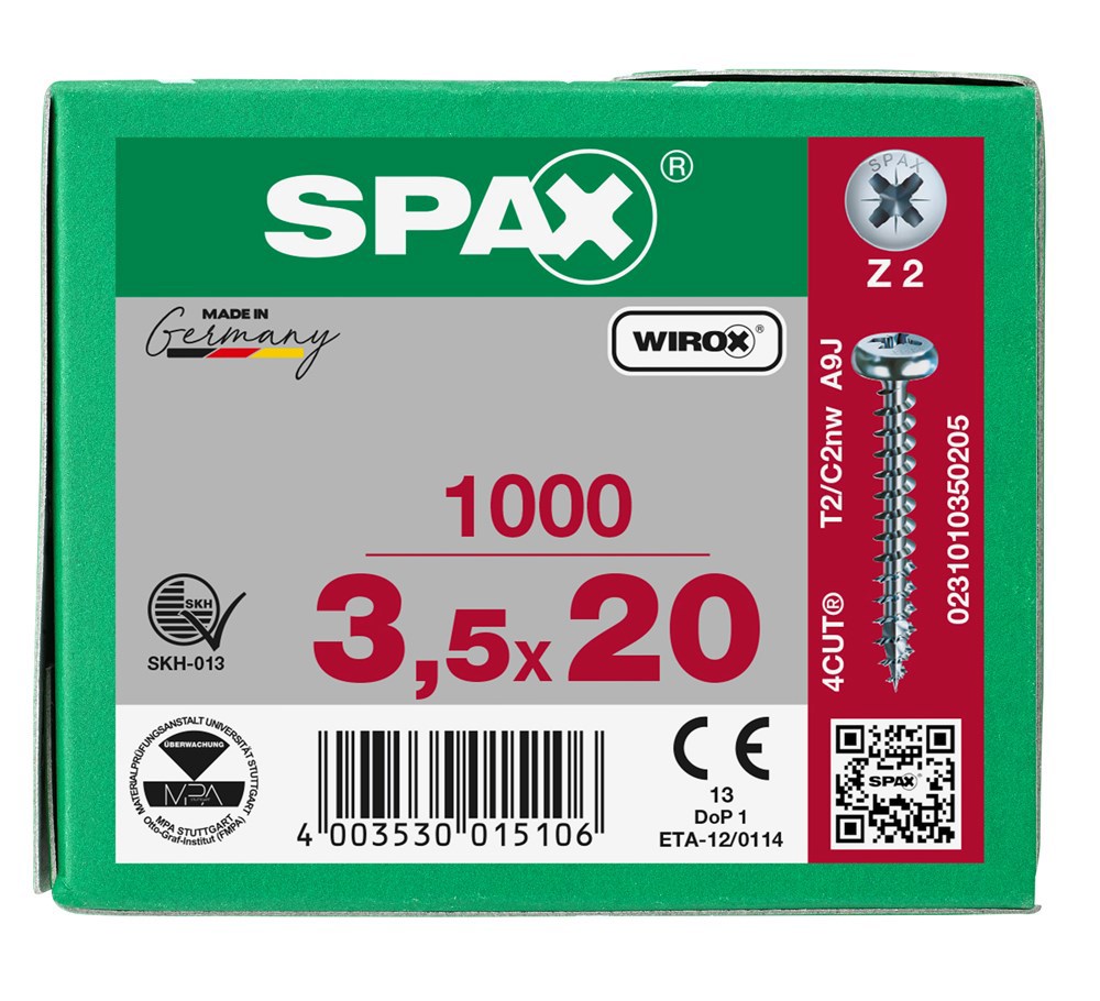 spaanplaatschroef wirox spax-7