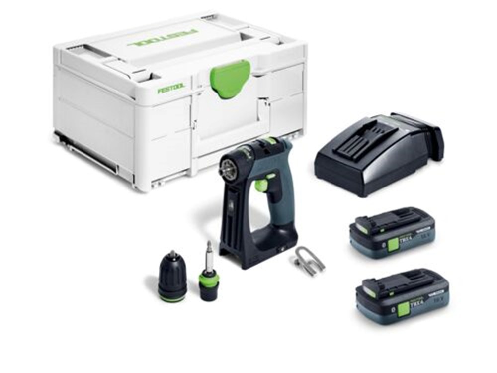 Accu Schroefboormachine Festool - CXS18 TBX4.0 I-PLUS 18.0V