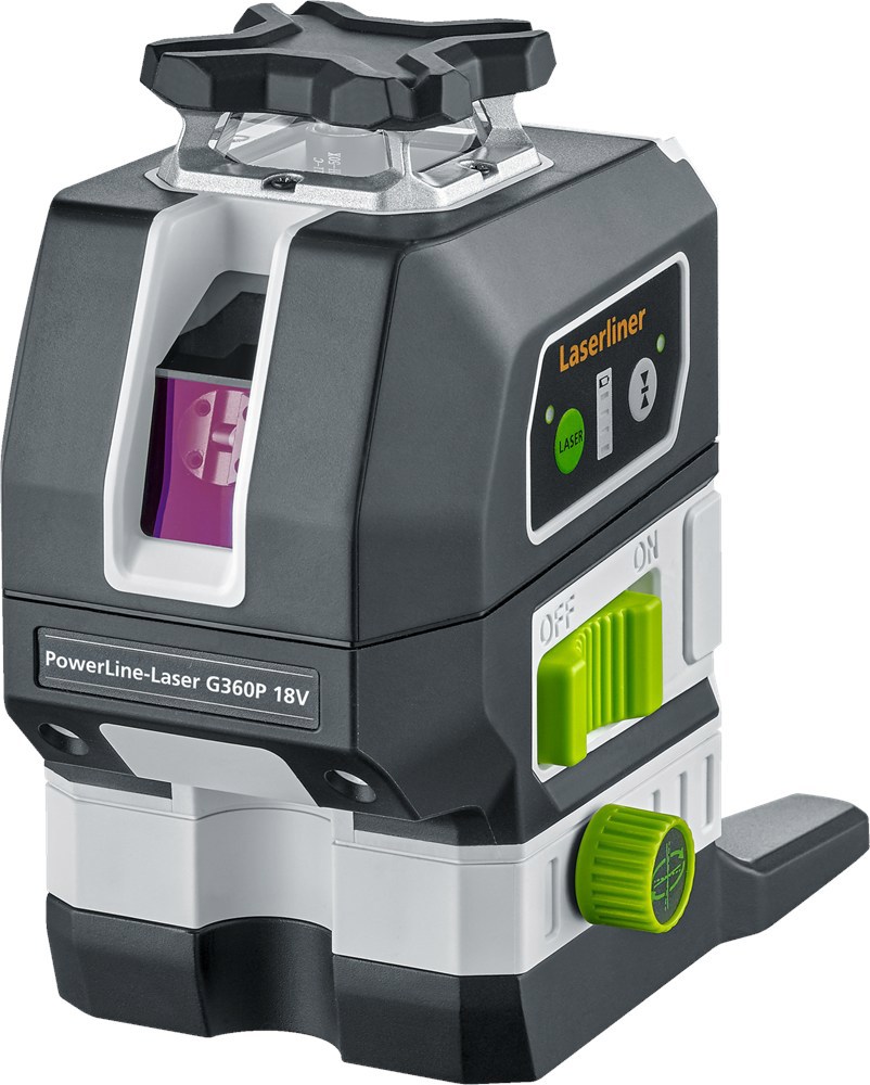Accu Kruislijnlaser Groen Laserliner - POWERPLINE-LASER G360P 18.0V