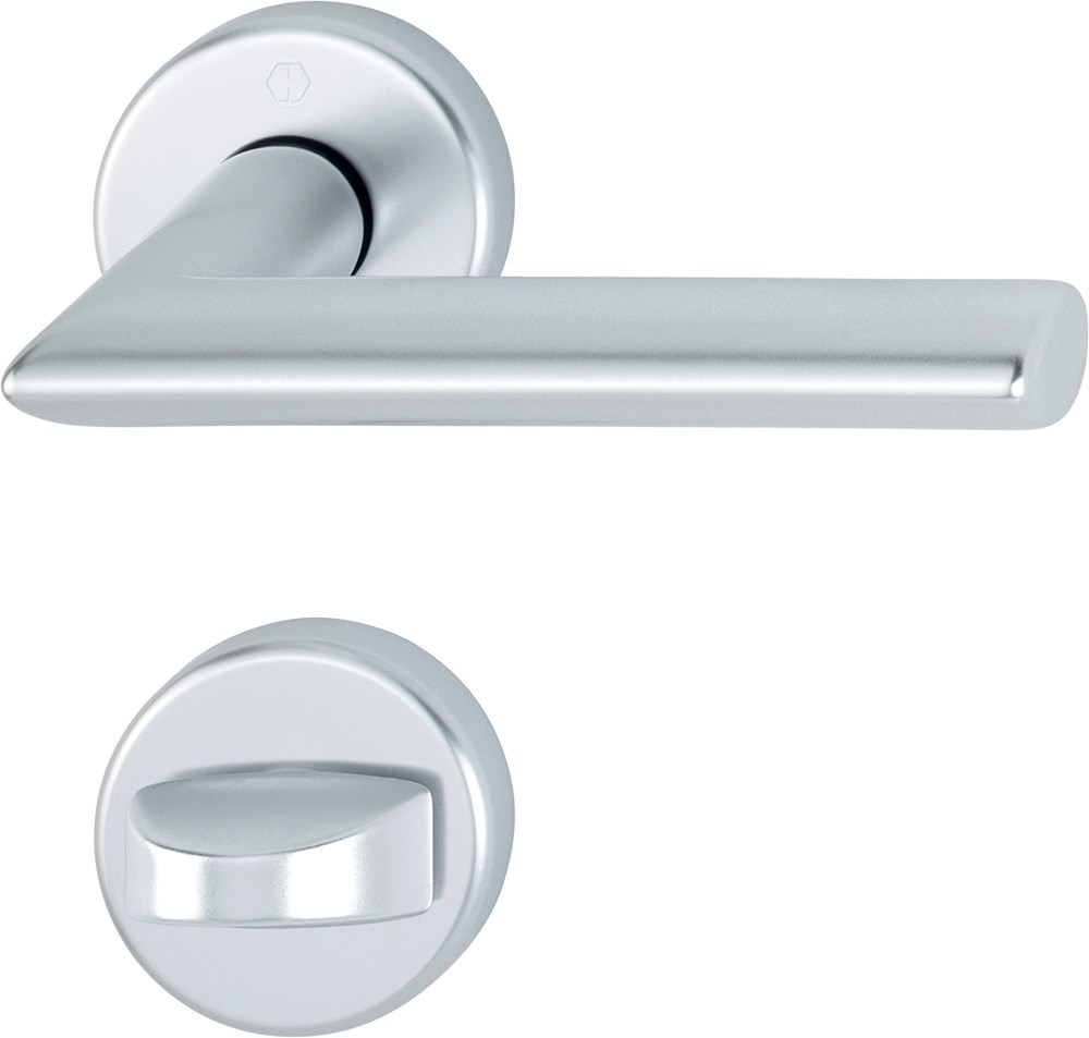 deurkrukgarnituur aluminium f1 hoppe