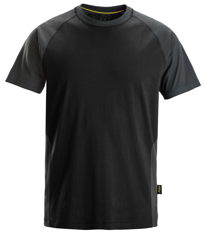 T-shirt classic tweekleurig snickers-6