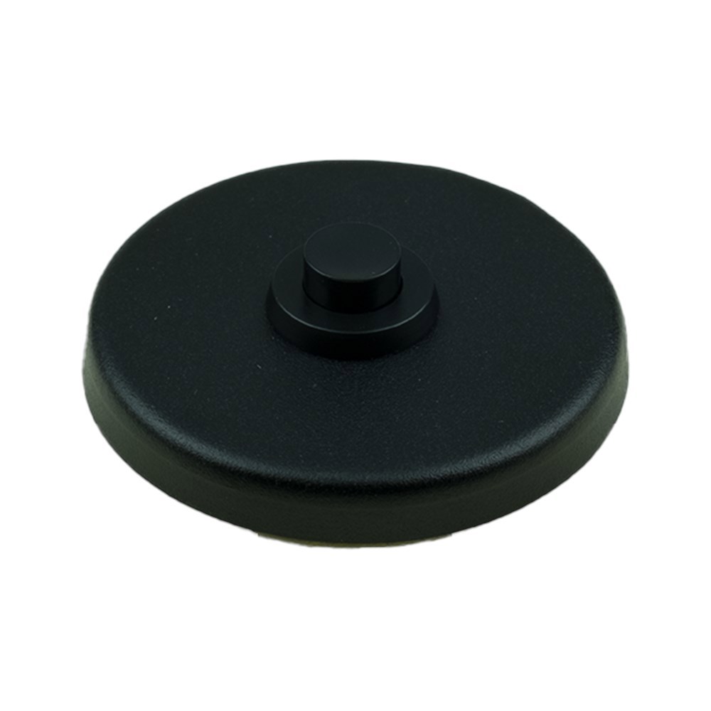 beldrukker aluminium mat zwart oxloc