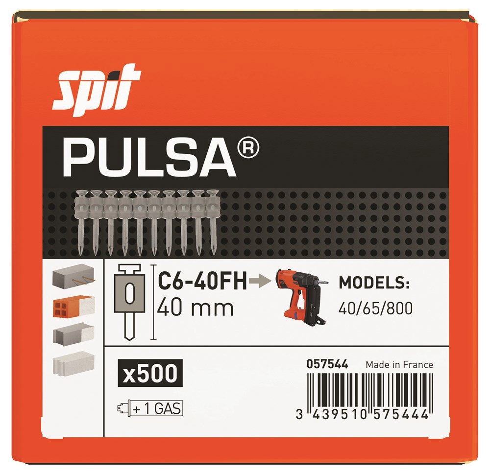 nagels op strip verzinkt spit-9