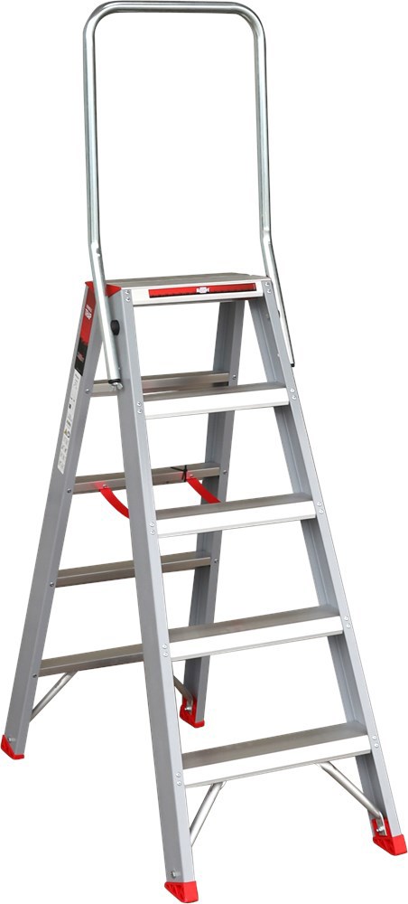 dubbele trap aluminum ongecoat kelfort-3