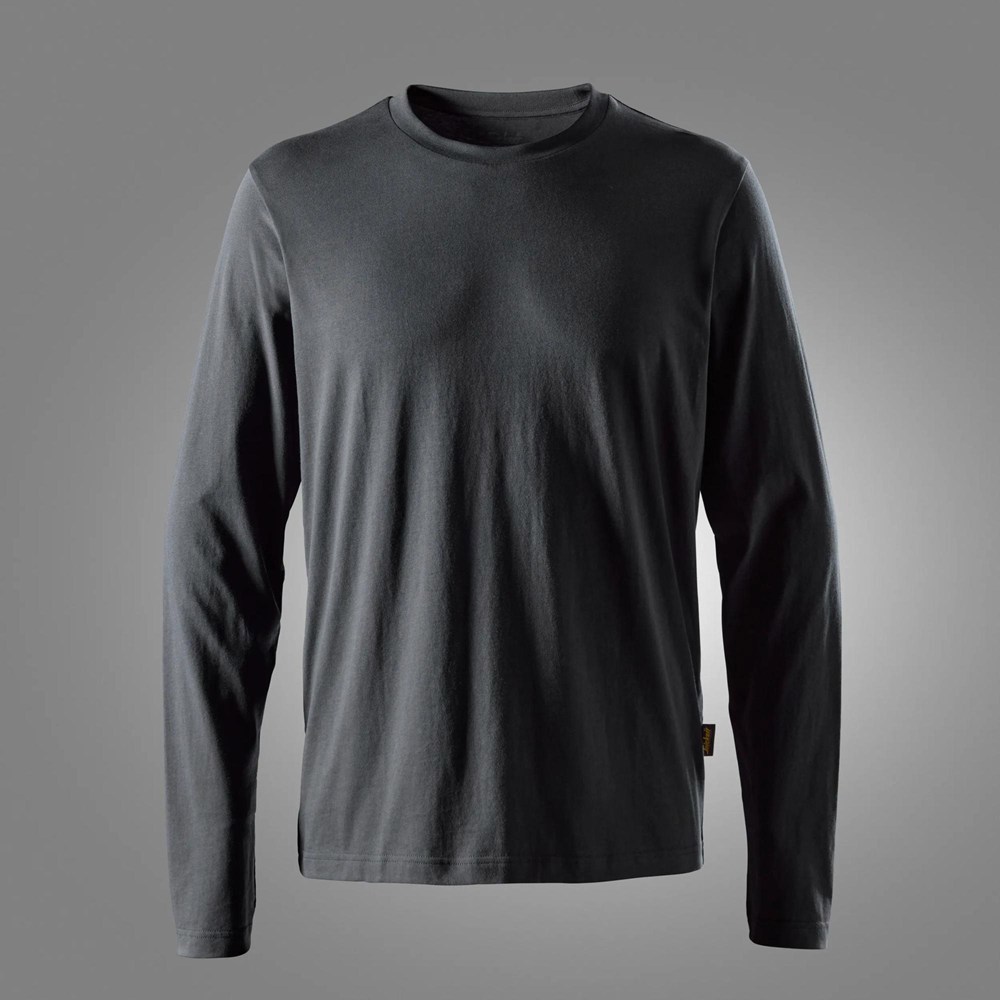 T-shirt lange mouw classic snickers-4