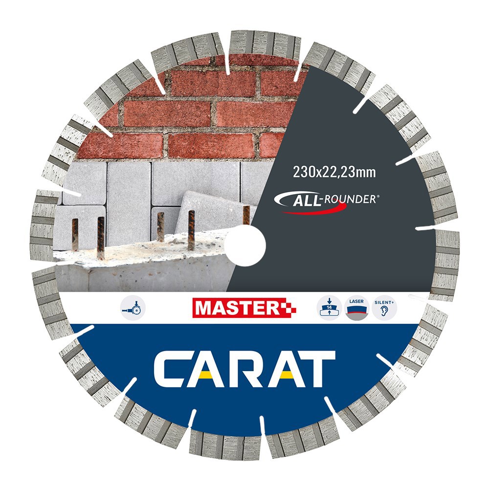 Diamantzaagblad Droog Carat Master - CEB 125X22.23MM ALL-ROUNDER