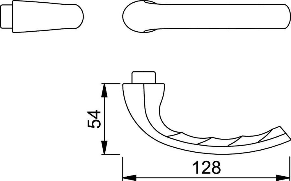 deurkruk aluminium f1 hoppe-3