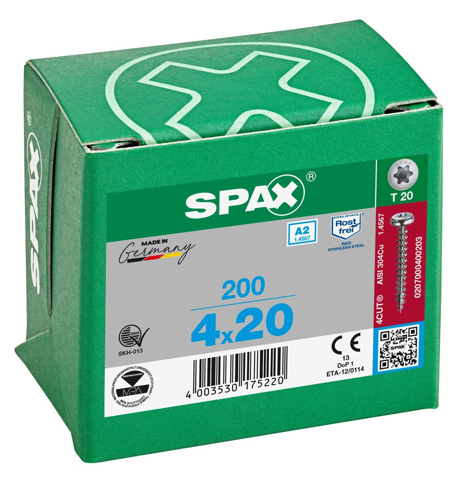 spaanplaatschroef rvs a2 spax-5