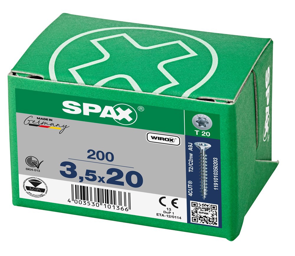 spaanplaatschroef wirox spax-6