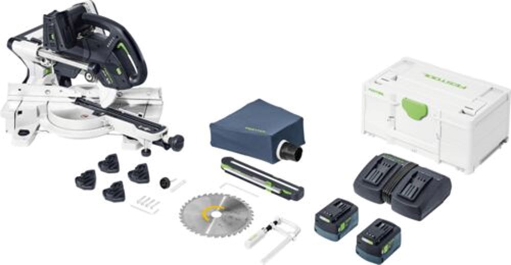 accu radiaal afkortzaagmachine festool