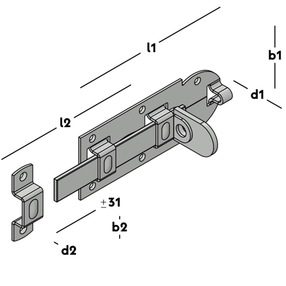 hangslotschuif vlak elvz-3