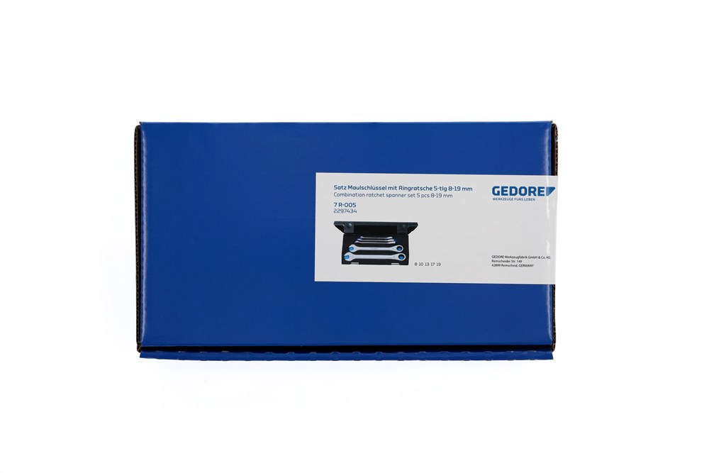 ringratel/steeksleutelset gedore-8