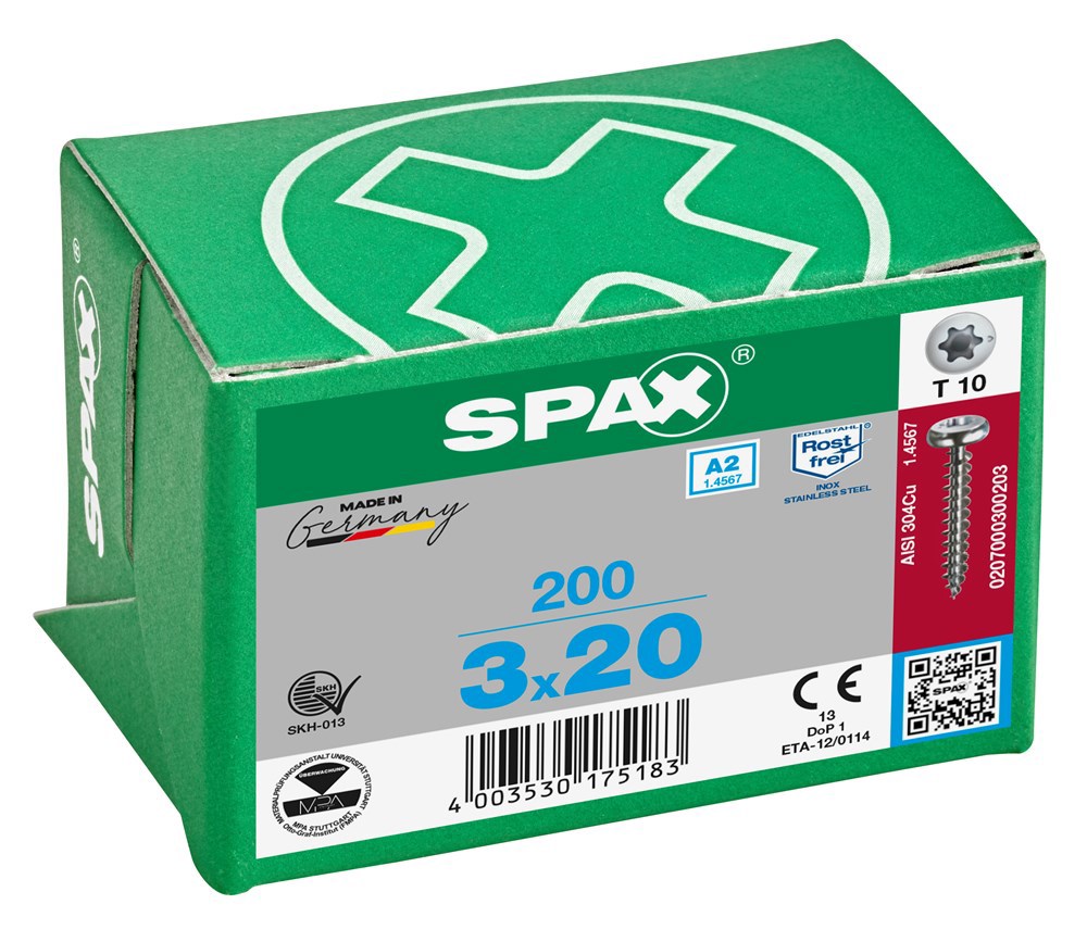 spaanplaatschroef rvs a2 spax-7