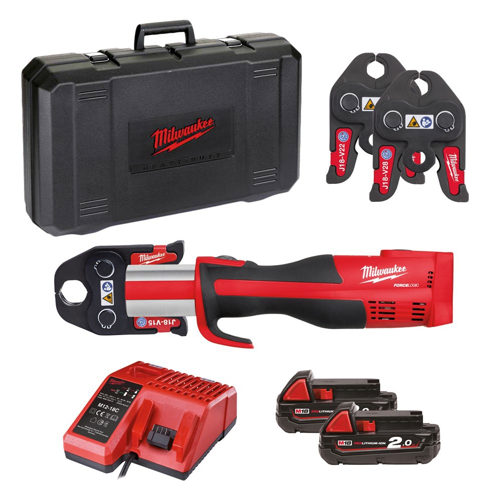 Accu Perstang Milwaukee - M18 BLHPT-202CV SET 18.0V