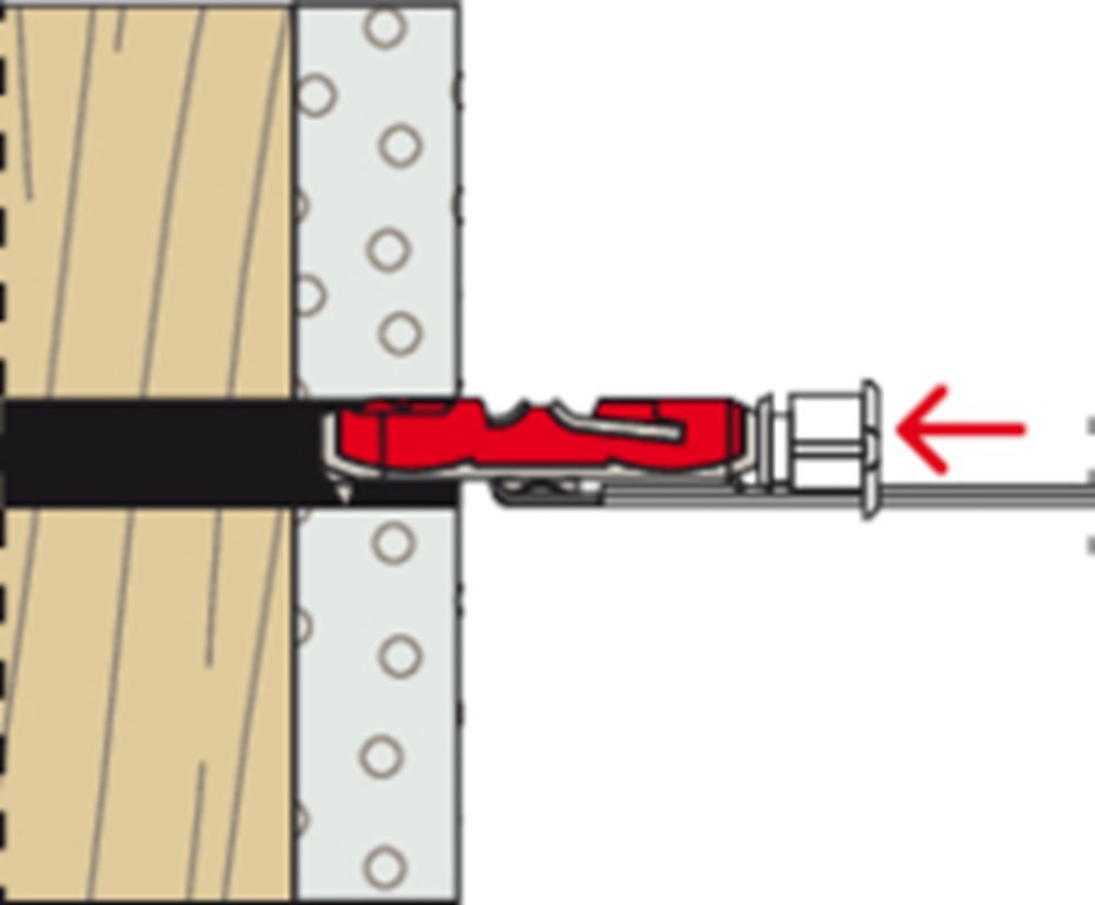 hollewandplug duotec nylon fischer-12