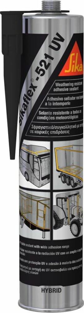 Lijm-/Afdichtkit Sikaflex - 521UV 300ML GRIJS