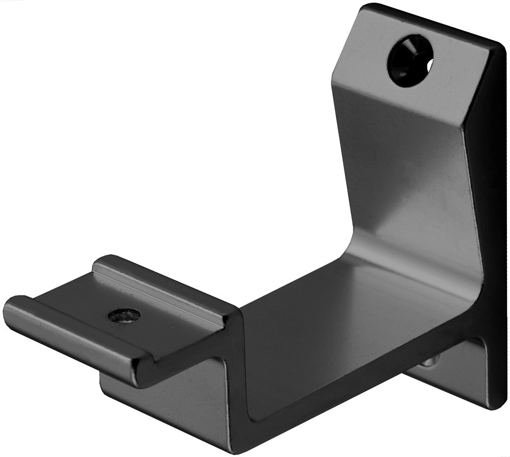 leuninghouder aluminium matzwart hermeta