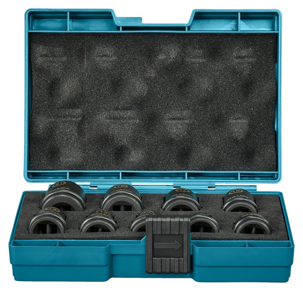 Krachtdoppenset Makita - 9-DELIG 1/2''