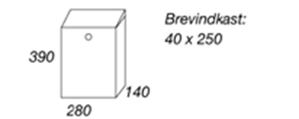 brievenbus zwart allux-3