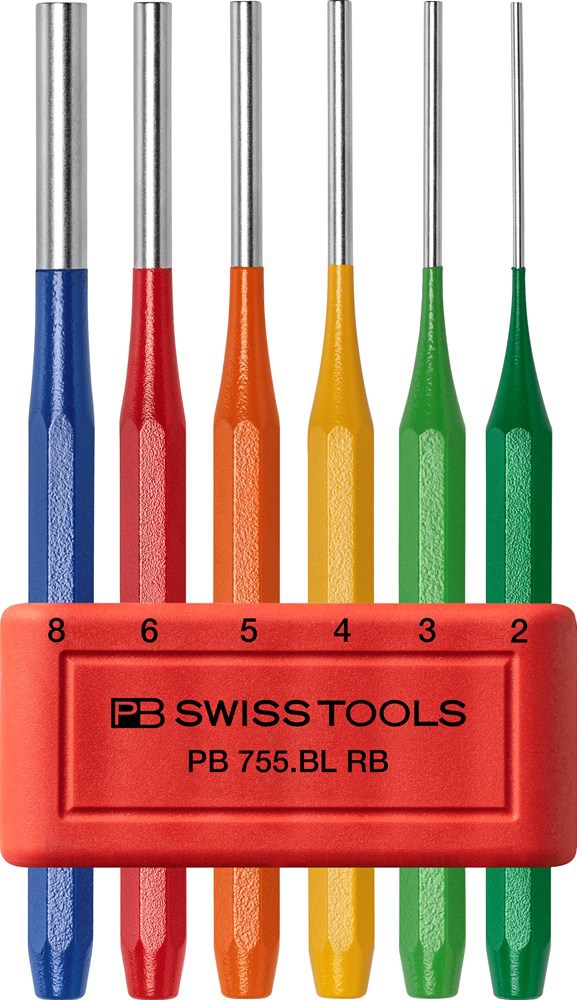 Pendrijverset Pb Swiss Punch - PB 755 6-DELIG 2/3/4/5/6/8MM