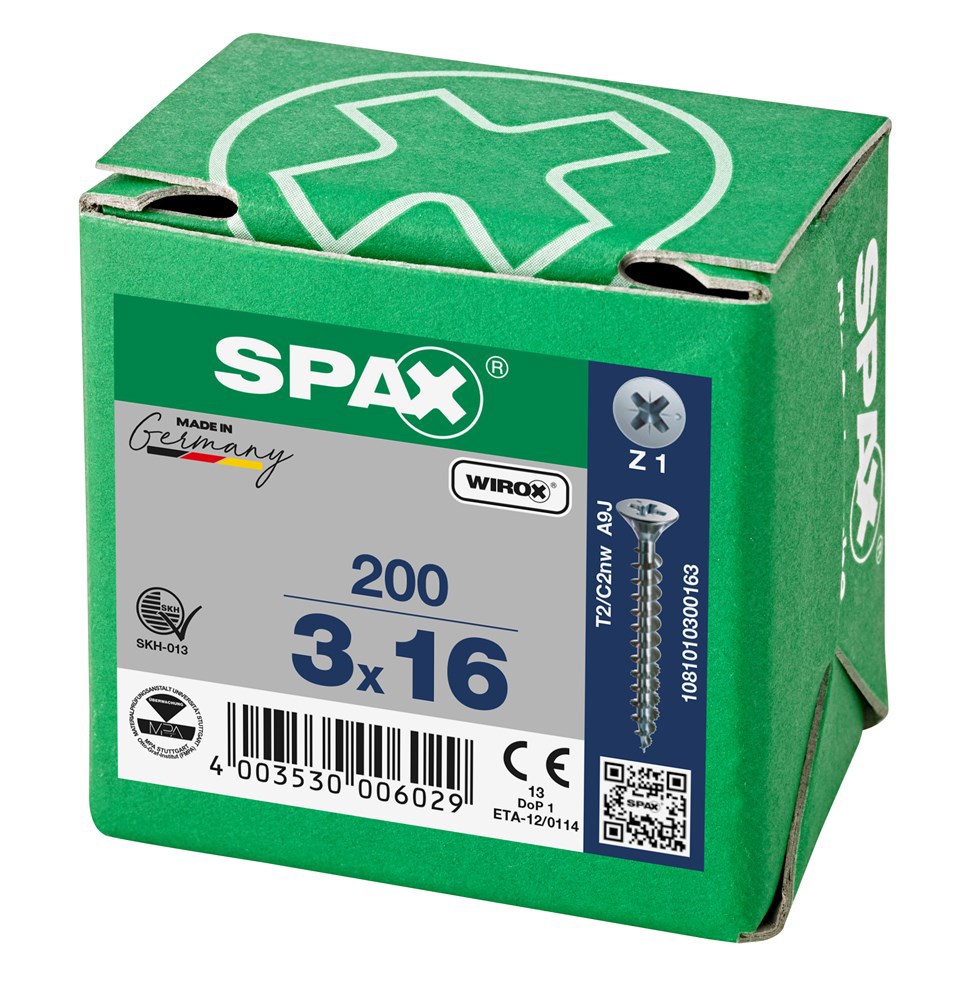 spaanplaatschroef wirox spax-6