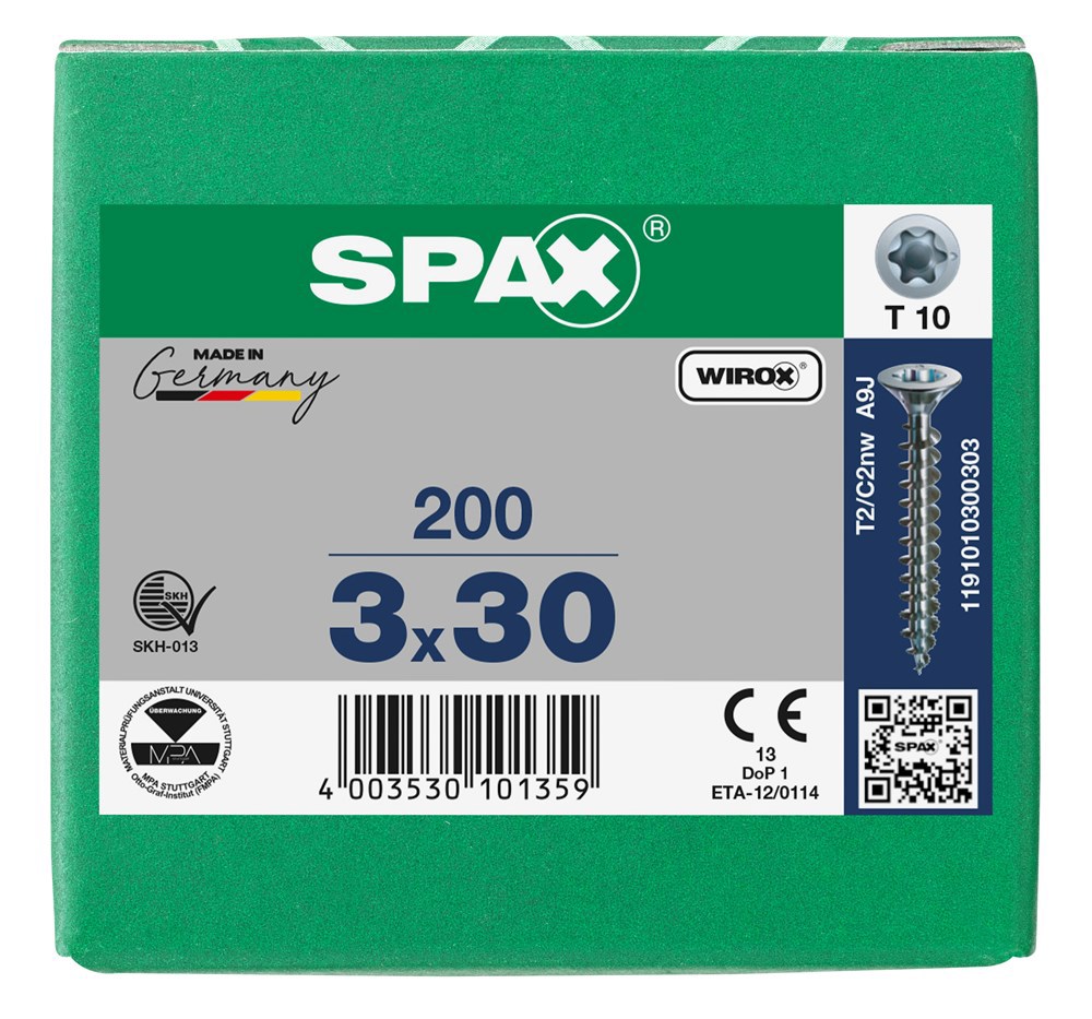 spaanplaatschroef wirox spax-7