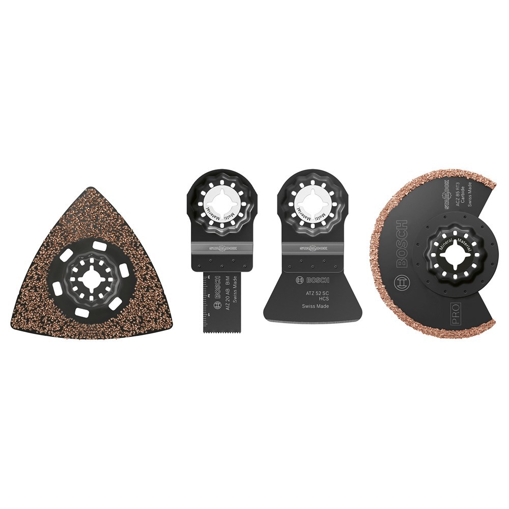 Multizaagbladset Bosch - TILING SET à 4 ST