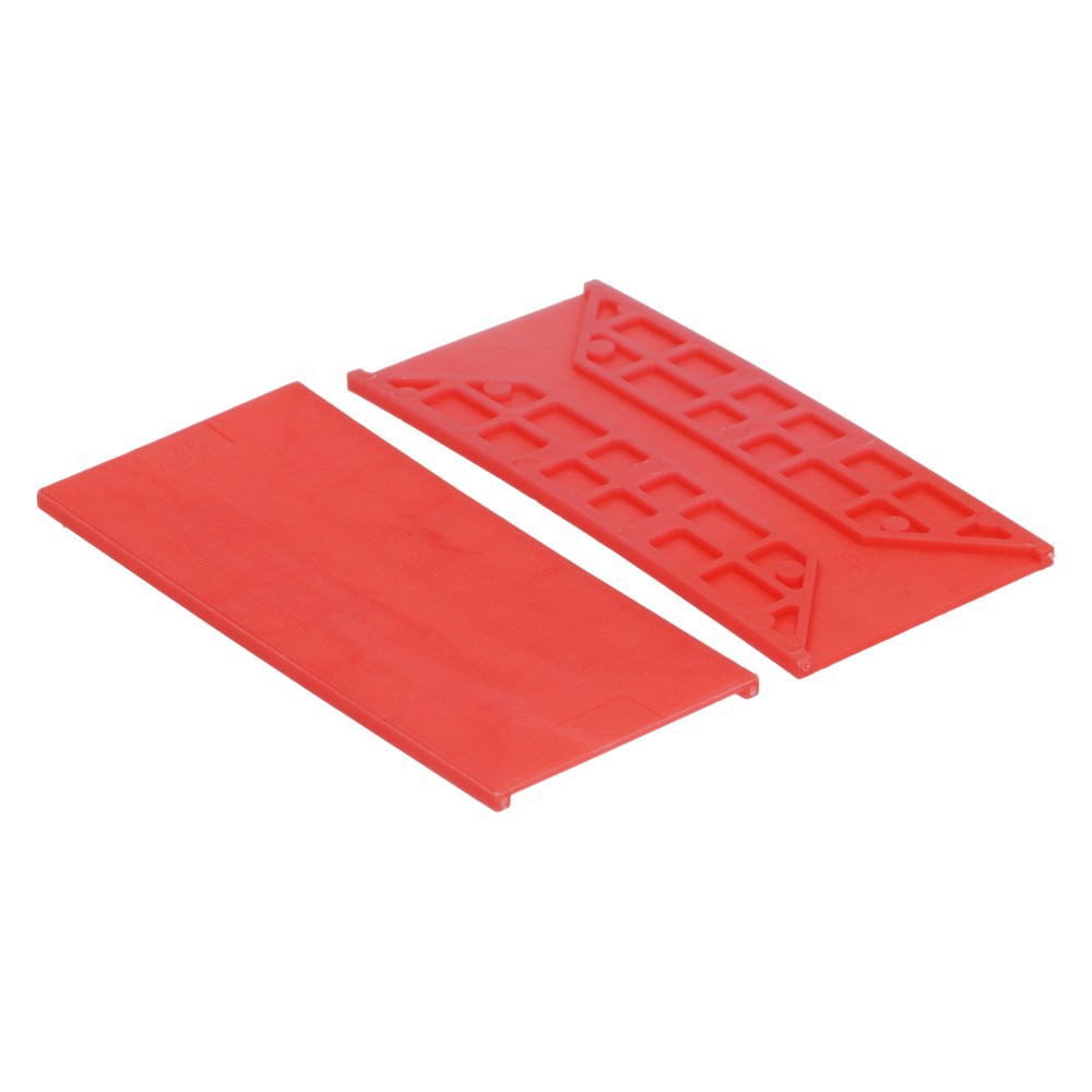 Beglazingsblokjes Tunnel Kunststof - 46X3X100MM ROOD