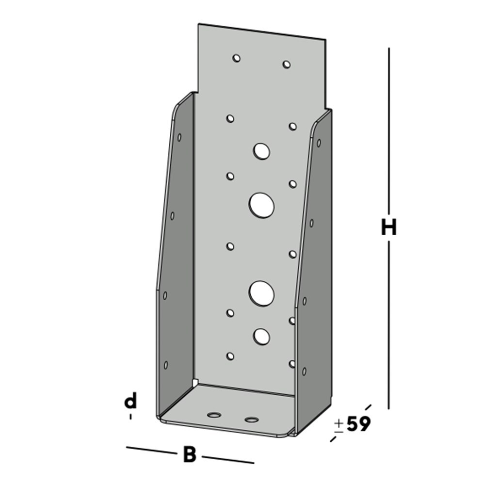 balkdrager gbs zonder lip sv-3