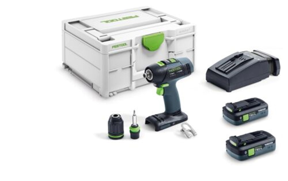 Accu Schroefboormachine Festool - T18+3 TBX 4.0 I-PLUS 18.0V