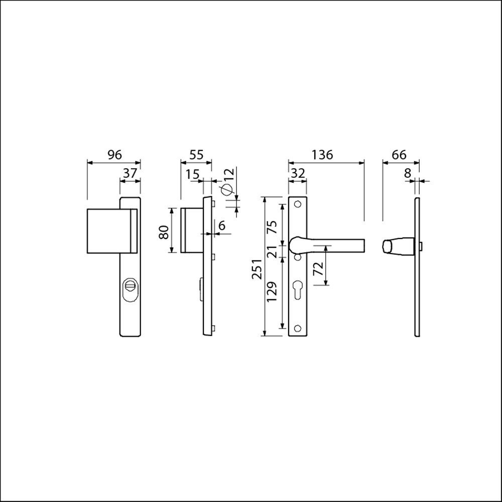 voordeursmalgarnituur f1 ami-3
