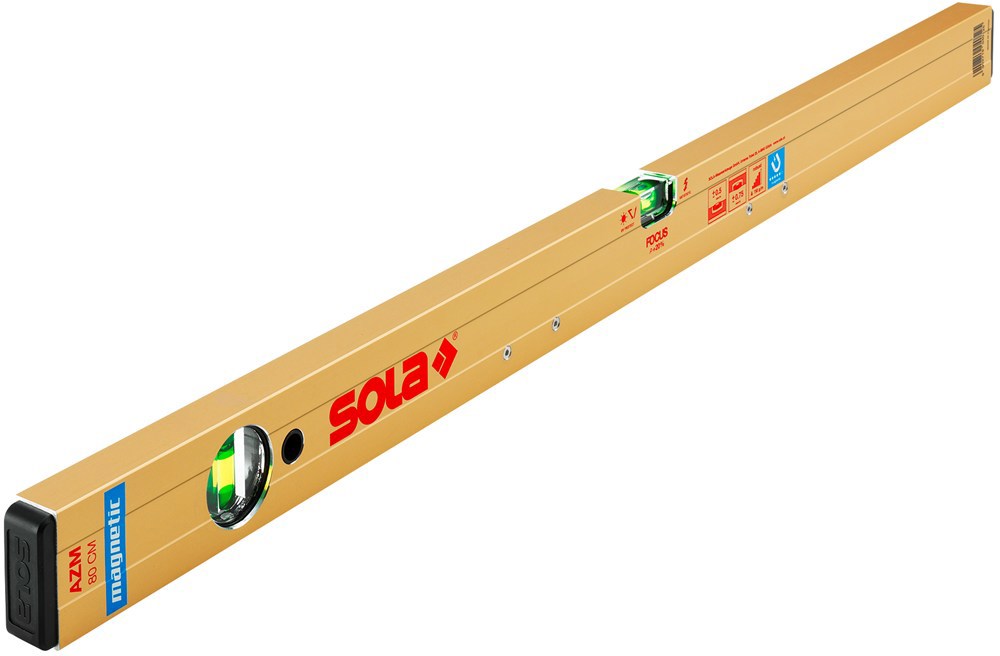Waterpas Magnetisch Aluminium Sola - AZM 30 300MM