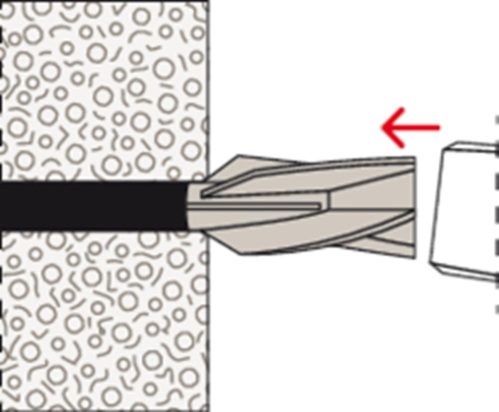 gasbetonplug nylon fischer-8