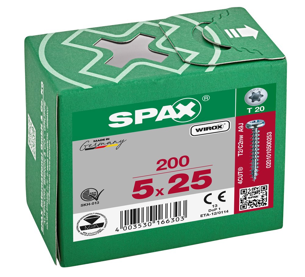 spaanplaatschroef wirox spax-5