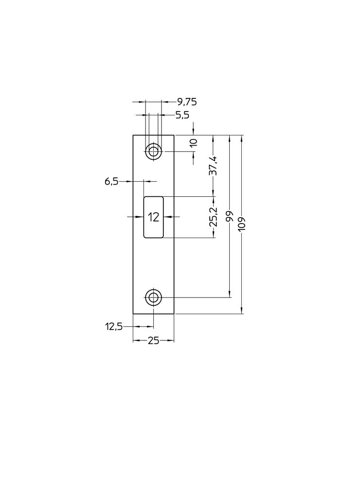 sluitplaat rvs nemef-3
