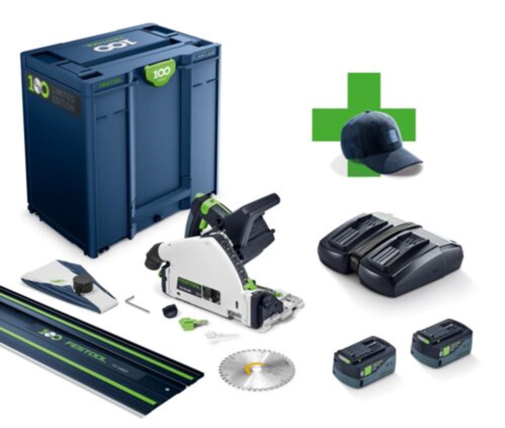 Accu Invalcirkelzaag Festool - TSC55 KEBI-PLUS/XL-FS 100Y 18.0V
