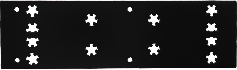 montageplaat zwart oxloc